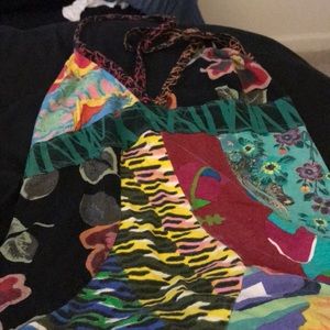 Desigual print halter dress